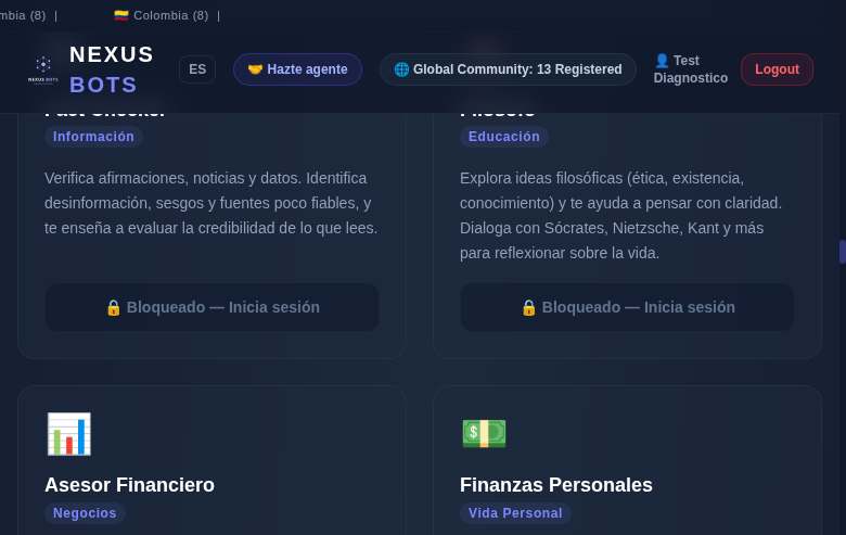 Portal Nexus Bots — catálogo