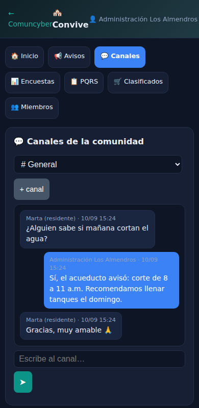 Chat de la comunidad